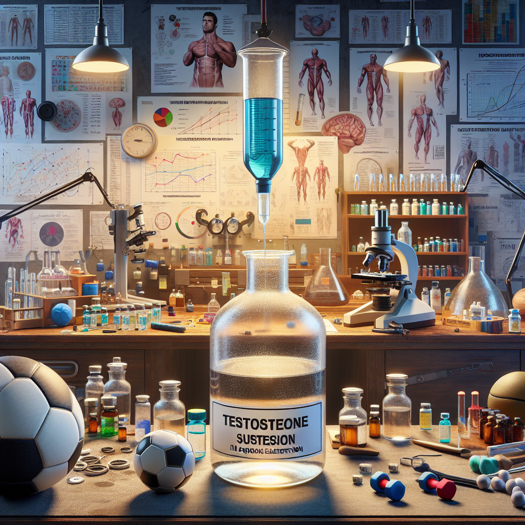 Studio sull'uso della sospensione acquosa di testosterone nella farmacologia sportiva